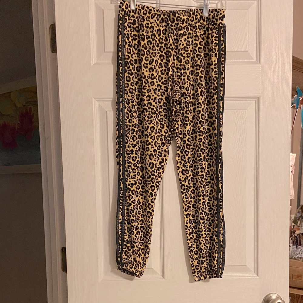 Leopard Print Joggers